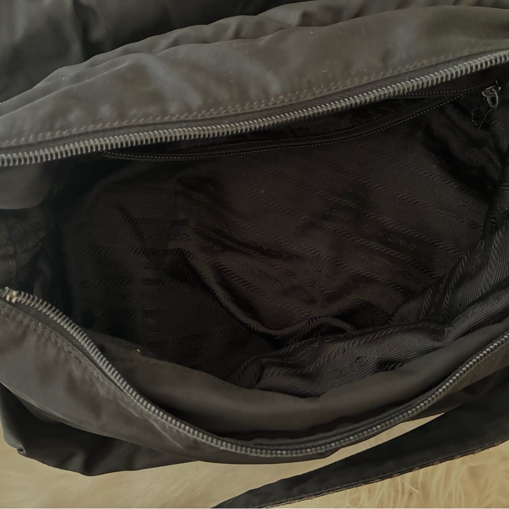 Prada Black Nylon Shoulder/Messenger Bag With Sna… - image 8